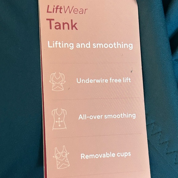 Honeylove Honey Love Shape Wear Tank Lift Compression Smoothing Teal NWT Size 2X - Picture 7 of 9